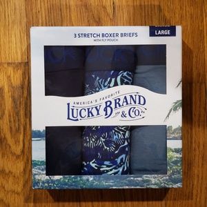 NWT Lucky Brand Mens Boxers 3 Pack